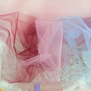 Ribbon tulle 14,5 cm wide...