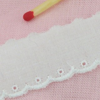 Flat Eyelet cotton, with...