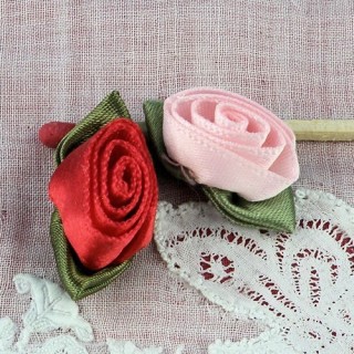Rose fleur ruban avec...
