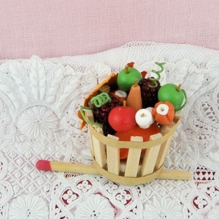 Panier fruits miniature...