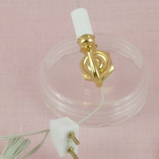 Miniature wall  brass lamp...