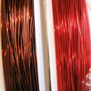 Metallic copper thread for...