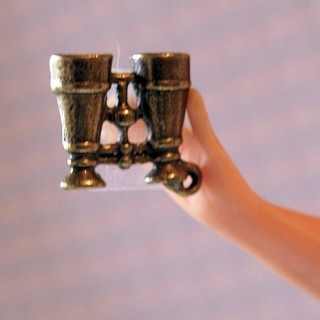 Miniature binoculars...
