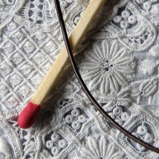 Tiny Leather cord, lace 1...