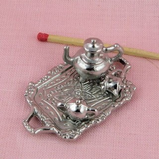 Miniature Silvery tea...