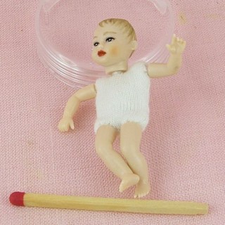 Puppe Baby Miniatursäugling...