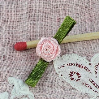 Small 9mms rose ribbon with...