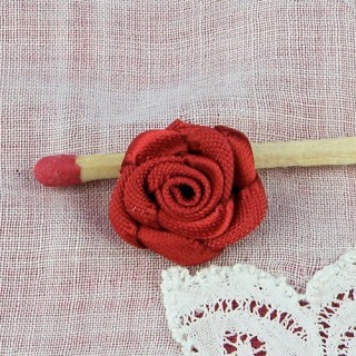Small orgaza rose ribbon...