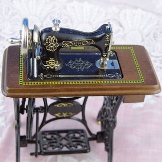 Miniature pedal sewing...