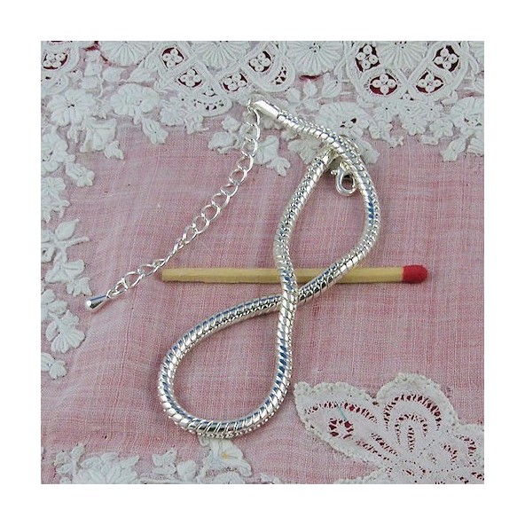 Bracelet maille serpent pour perles création bijoux Bracelet maille