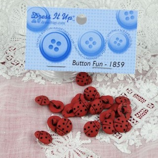 Buttons Dress It Up, ladybugs: