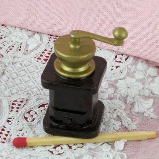 Miniaturkaffeemühle Puppe 3 cm