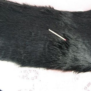 Designer fawn long pile fur...