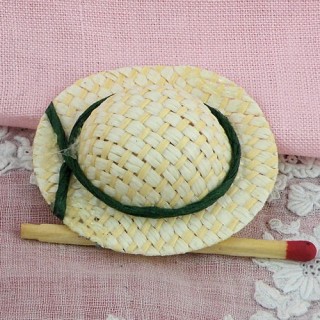 Sombrero paja miniatura...