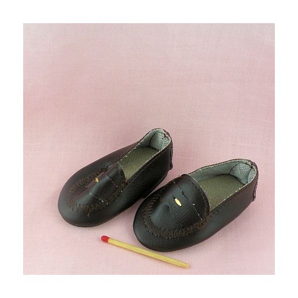 Miniature penny loafers doll  7 cms