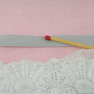 Luxurous cotton ribbon, 1 cm, 10 mm.