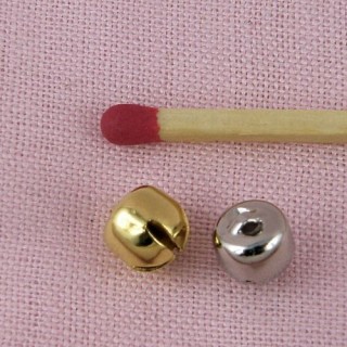 Mini Grelot minuscule clochette poupée 6 mm.