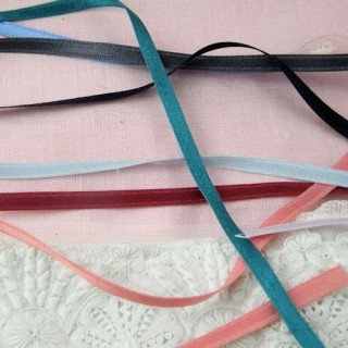 Silk satin ribbon from 5 mms, 0,5 cm.