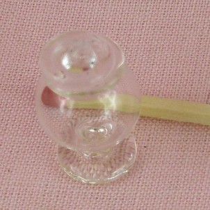 Candy jar miniature 1/12 glass