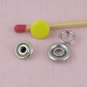 Colored mini snaps fastener miniature for doll 8mm
