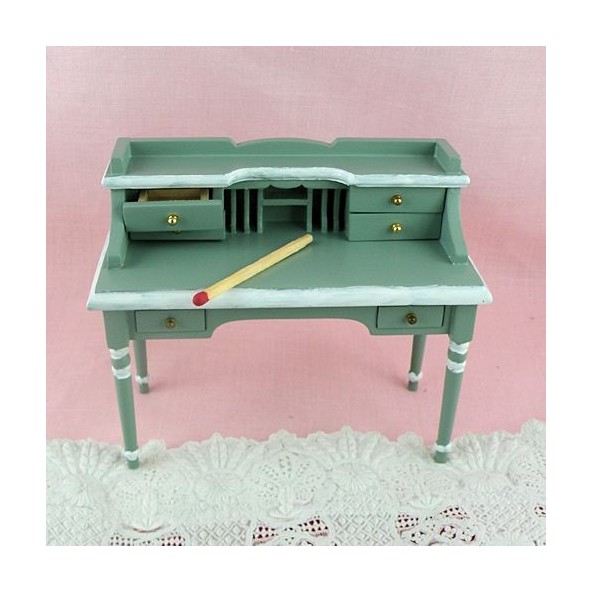 Miniature writing desk, with a chair