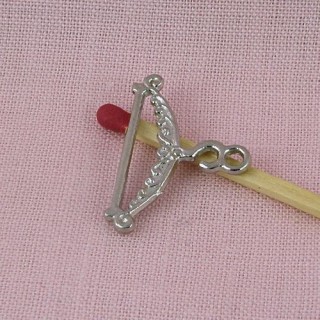Hanger bracelet charm, small pedant in metal, 7,5cm