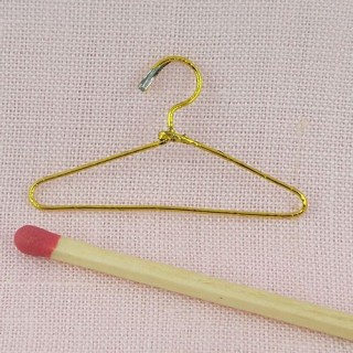 Metal Hanger coat miniature 25 mms, doll house accessories