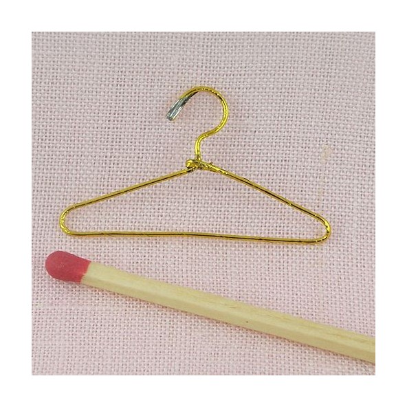 10er Pack 1:12 Mini-Vêtements Cintres Cintre Pour Poupées Maison Accessoires 