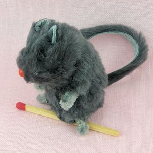 Fur Mouse miniature 5 cm, 