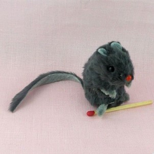 Fur Mouse miniature 5 cm, 