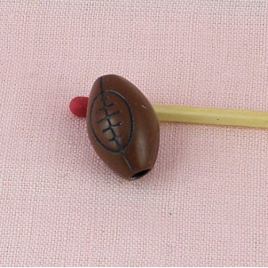 Ballon ovale miniature, perle 18 mm.