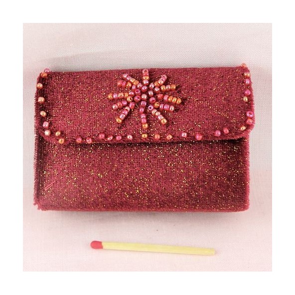 Purse miniature 9 cms for doll 
