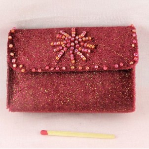 Purse miniature 9 cms for doll 