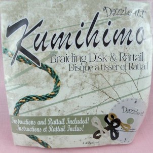 Kumihimo braiding plate & rattail