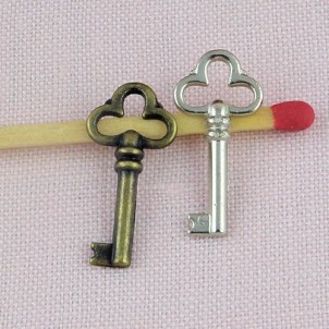 Pendant key, doll jewel, 1,9 cm, 19 mm.