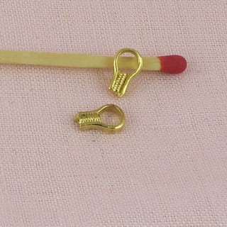 Gold plaqued crimp covers 4 mms