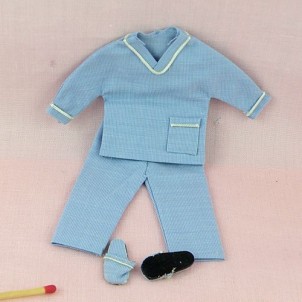 Miniature underwear all in one outfit doll house 1 / 12eme