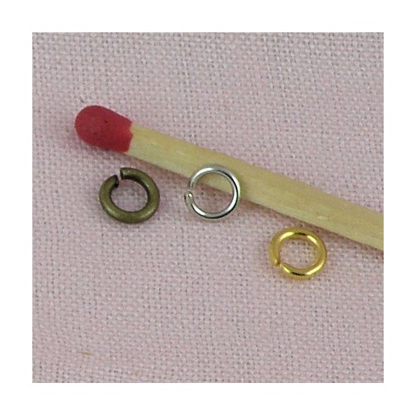Lock rings for jewels, 5mm.
