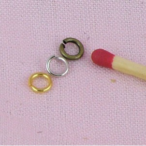 Lock rings for jewels, 5mm.