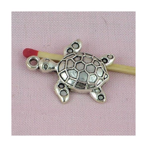 Tortoise bracelet charms, Pendant animal 28 mms