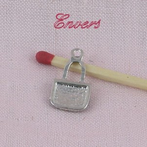 Hand bag Pendant, bracelet charm, 2 cms