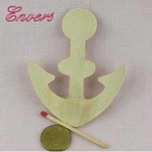 Wooden row pirate ship anchor 8 cms