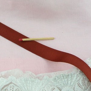 Satin grosgrain ribbon 17 mm