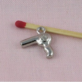 Hairdryer metal , miniature for doll house.