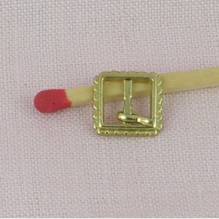 Square Buckle miniature tiny doll accessories 1 cm