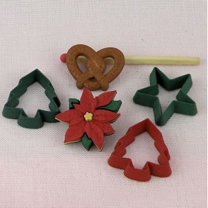 Christmas ginger cookies buttons embellishments