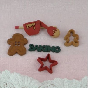 Christmas cookies buttons embellishments
