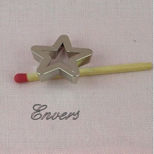 Christmas star cutter cookies buttons embellishments