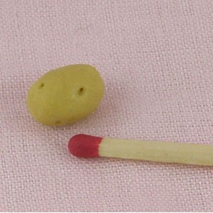Pomme de terre miniature, légume miniature 11 mm.