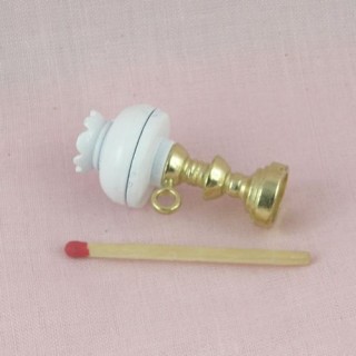 Lampe à pétrole miniature maison poupée